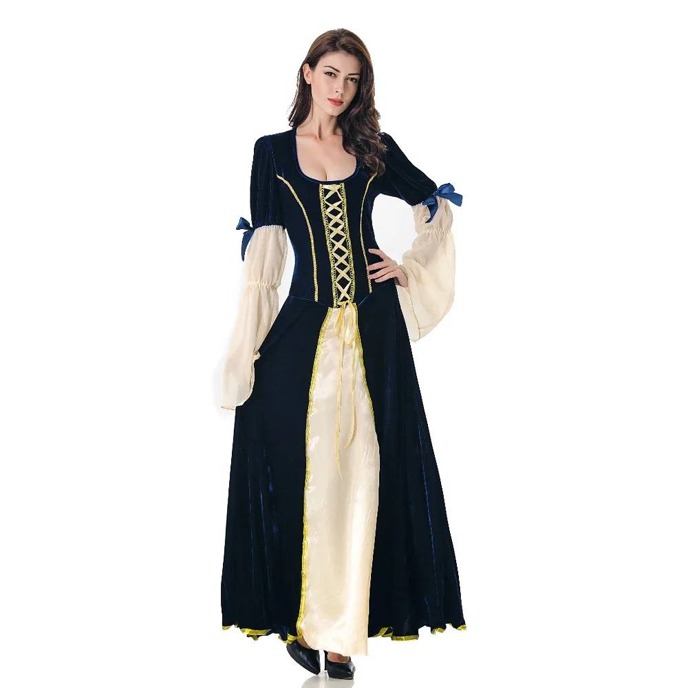Sexy Medieval Princess Costume For Women Long Satin Bandage Dress Medieval Costume Ball Wear Carnival Dress
Sexy Medieval Princess Costume For Women Long Satin Bandage Dress Medieval Costume Ball Wear Carnival Dress