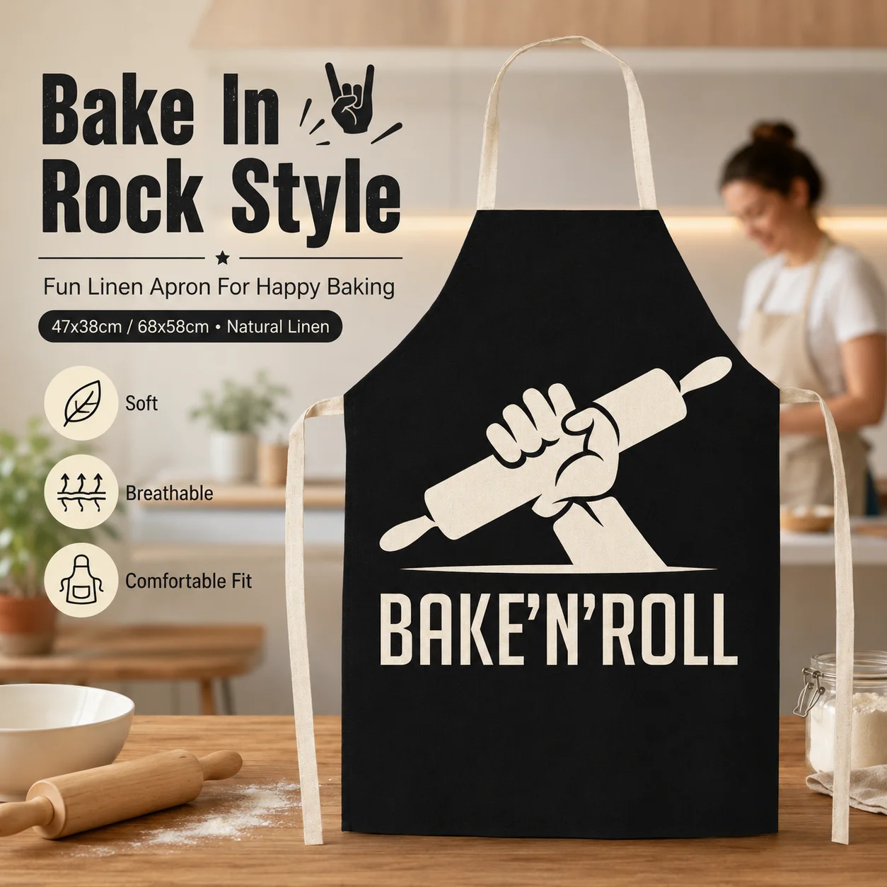 Funny Quote Letter Print Linen Sleeveless Apron Kitchen Chef Cooking Baking Bib for Men Women BBQ Grill Cafe Pinafore
Funny Quote Letter Print Linen Sleeveless Apron Kitchen Chef Cooking Baking Bib for Men Women BBQ Grill Cafe Pinafore