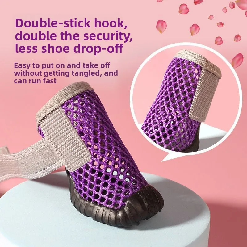 New Thin Pet Dog Breathable Net Shoes Summer Hollow Out Dog Shoes Outdoor Soft Anti-Slip for Small Dogs Chihuahua Teddy
New Thin Pet Dog Breathable Net Shoes Summer Hollow Out Dog Shoes Outdoor Soft Anti-Slip for Small Dogs Chihuahua Teddy