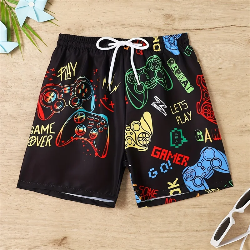 2025 геймпад с 3D принтом, пляжные шорты, мужские плавки с мультяшным рисунком, детские летние гавайские шорты для серфинга с шнурком
2025 геймпад с 3D принтом, пляжные шорты, мужские плавки с мультяшным рисунком, детские летние гавайские шорты для серфинга с шнурком