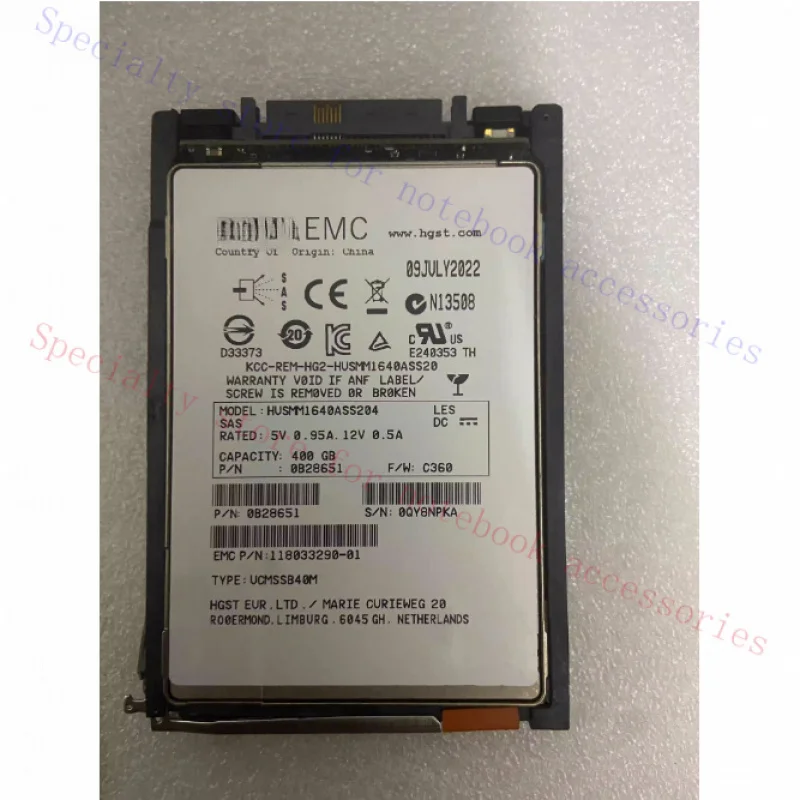R+ For EMC D4FC-2SFX-400 D4-2SFX-400 005053242 005053243 400G SAS 12GB SSD hard disk
R+ For EMC D4FC-2SFX-400 D4-2SFX-400 005053242 005053243 400G SAS 12GB SSD hard disk