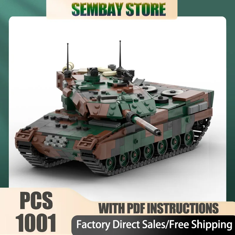 Armored Car Model Moc Building Bricks Leopard 2A6 - 1:35th Scale Model Technology Blocks Christmas DIY Toy Construction Gift
Armored Car Model Moc Building Bricks Leopard 2A6 - 1:35th Scale Model Technology Blocks Christmas DIY Toy Construction Gift