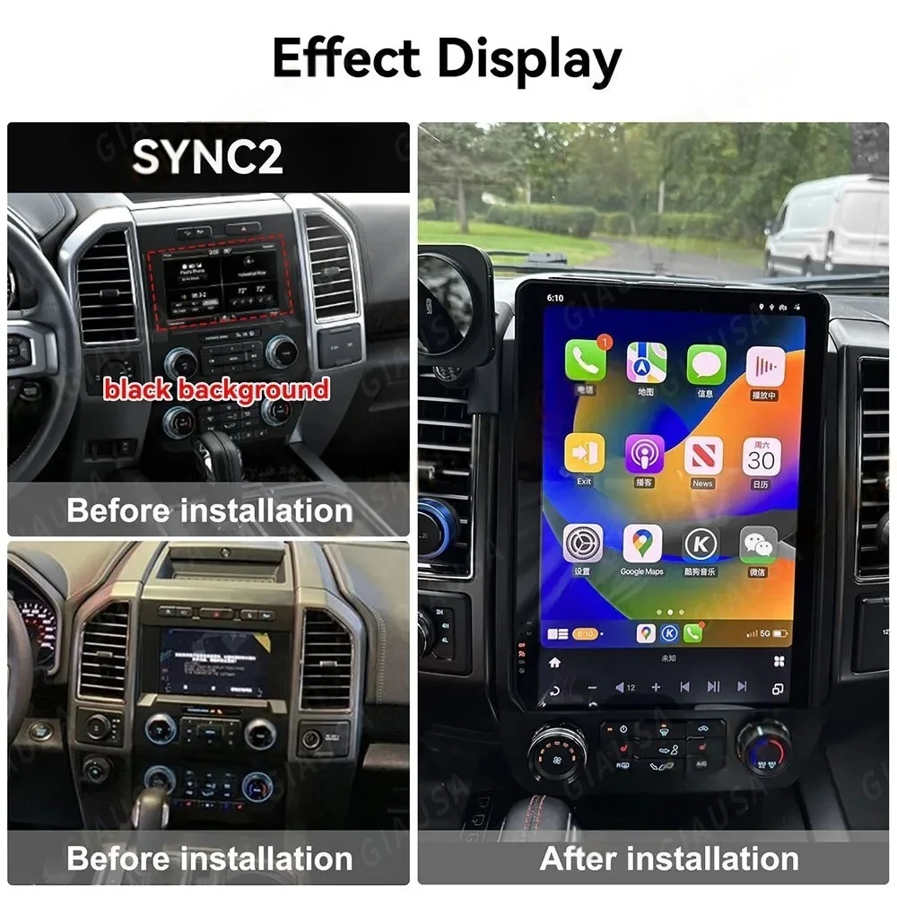 14.4 Inch Android 8+128gb For Ford F150 F250 2015-2021 Touch Screen Car Gps Navigation Multimedia Player Radio Tape Head Unit Hd
14.4 Inch Android 8+128gb For Ford F150 F250 2015-2021 Touch Screen Car Gps Navigation Multimedia Player Radio Tape Head Unit Hd