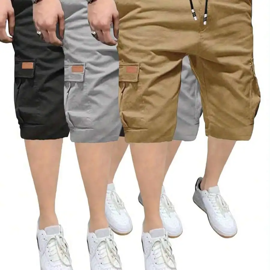 Mens Casual Cargo Shorts With Multi Pockets Elastic Waist Stretch Outdoor Shorts
Mens Casual Cargo Shorts With Multi Pockets Elastic Waist Stretch Outdoor Shorts