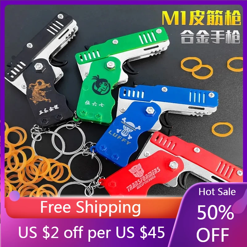1 шт. мини игрушечный металлический пистолет с резиновой лентой, забавный складной пистолет, брелок-подвеска для ключей, детские подарки на день рождения, игрушки для мальчиков и девочек, игровые подвески
1 шт. мини игрушечный металлический пистолет с резиновой лентой, забавный складной пистолет, брелок-подвеска для ключей, детские подарки на день рождения, игрушки для мальчиков и девочек, игровые подвески