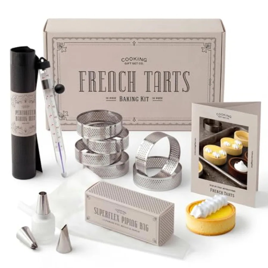 French Tart Baking Set Mothers Day Unique Baking Gifts Kitchen Baking Supplies Present Food Making Kit For Adults and Parisian
French Tart Baking Set Mothers Day Unique Baking Gifts Kitchen Baking Supplies Present Food Making Kit For Adults and Parisian