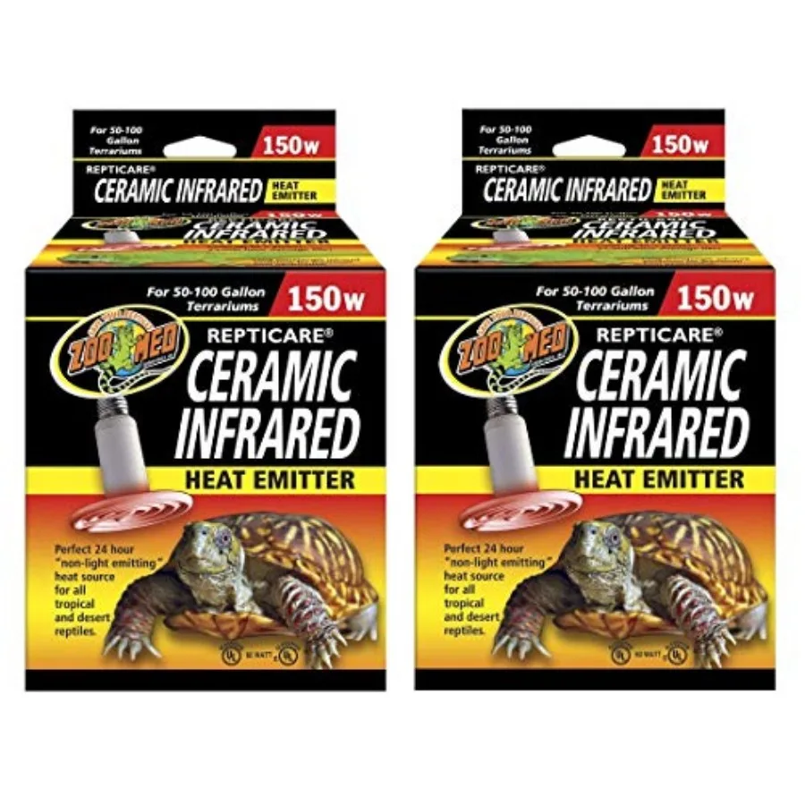 Repticare Infrared Ceramic Heat Emitter 150 watt Pack of 2 (2 Items)
Repticare Infrared Ceramic Heat Emitter 150 watt Pack of 2 (2 Items)