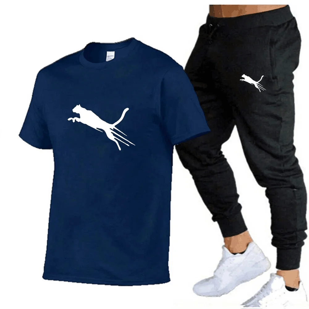 2024 Men's Short Sleeved T-shirt and Long Pants Set, Running Pants, Casual Fitness Sportswear, Sports Pants Two-piece Set
2024 Men's Short Sleeved T-shirt and Long Pants Set, Running Pants, Casual Fitness Sportswear, Sports Pants Two-piece Set
