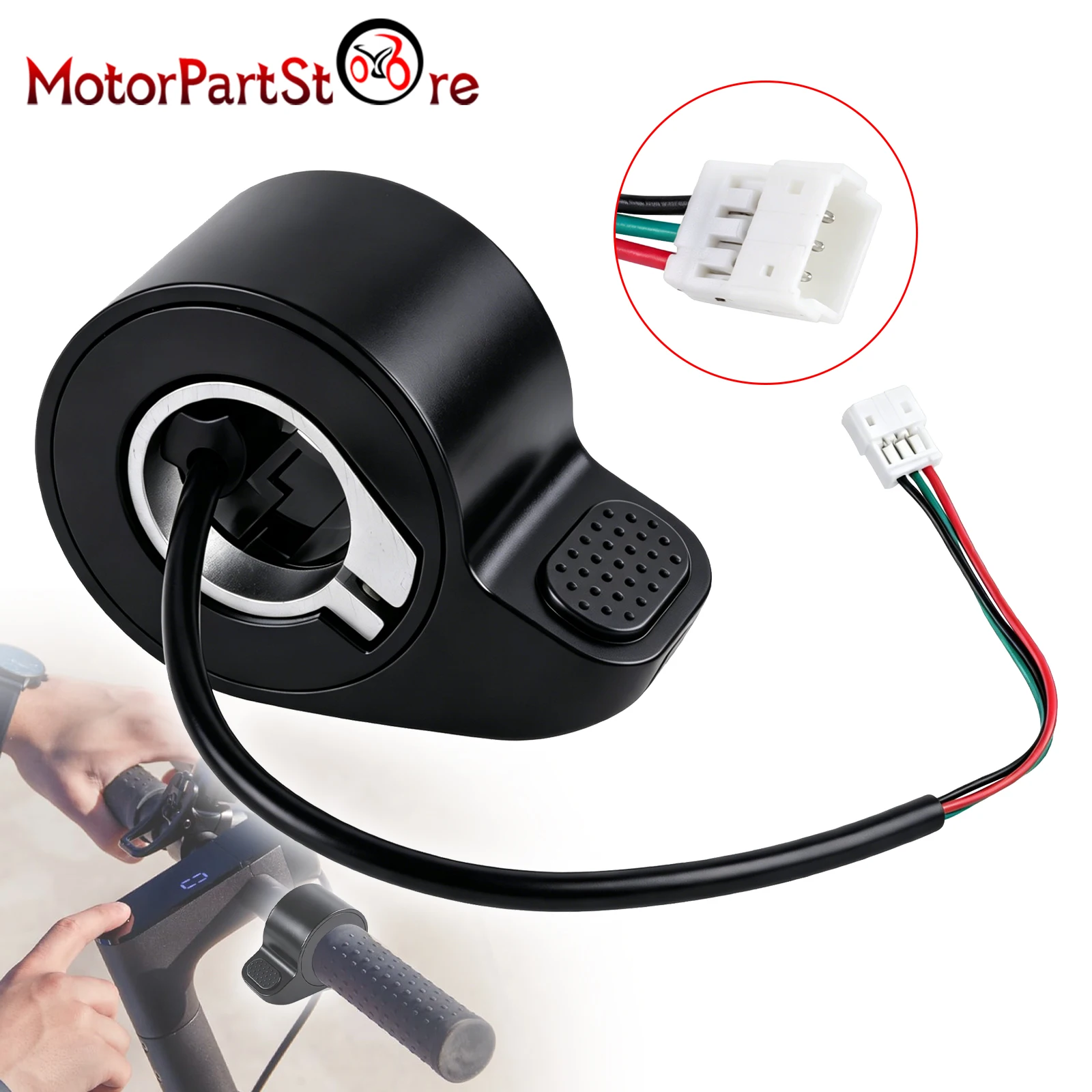 Electric Scooter Thumb Throttle Accelerator for Xiaomi M365 Pro 1S Mijia Electric Scooter Throttle Finger Trigger Gearshift Part
Electric Scooter Thumb Throttle Accelerator for Xiaomi M365 Pro 1S Mijia Electric Scooter Throttle Finger Trigger Gearshift Part