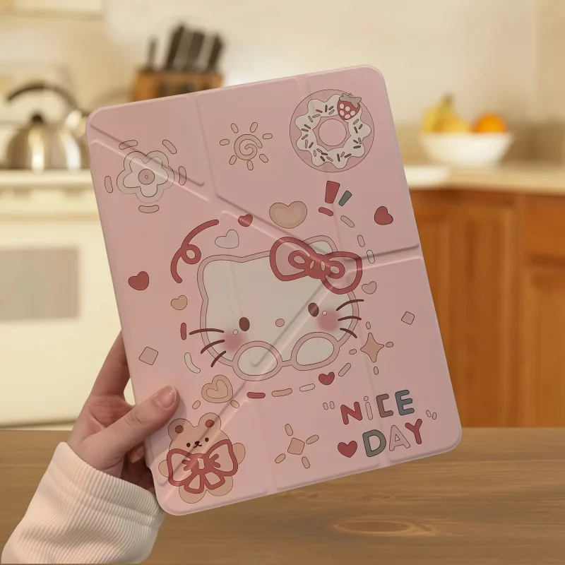 Hello Kitty Y-Fold Case for IPad 11th 10th 9th 10.2in Acrylic Tablet Case for Air7/6 11 Air4/5 10.9in Full Edge Drop Proof Cover
Hello Kitty Y-Fold Case for IPad 11th 10th 9th 10.2in Acrylic Tablet Case for Air7/6 11 Air4/5 10.9in Full Edge Drop Proof Cover