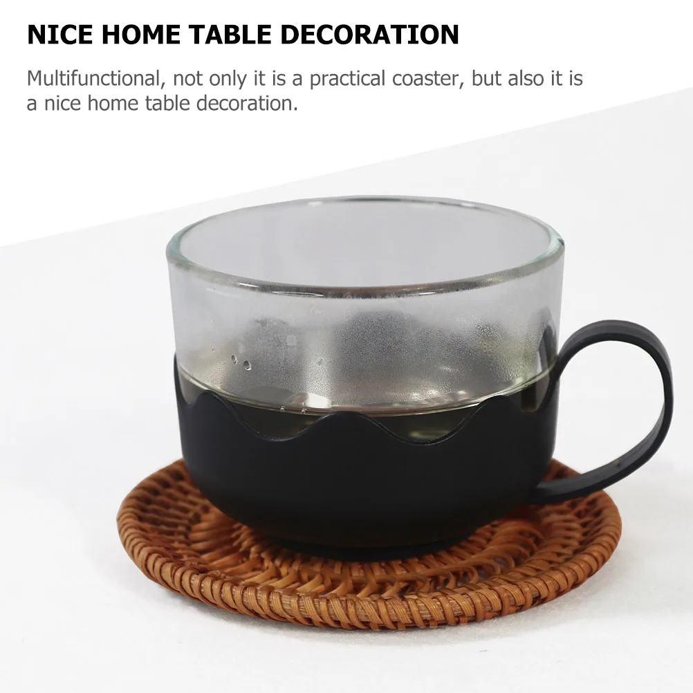 1 шт., бамбуковая тканая подставка для чашки, ручная работа, подушка для чашки, теплоизолированный настольный коврик для домашнего офиса, коврик для напитков, нескользящая креативная отделка
1 шт., бамбуковая тканая подставка для чашки, ручная работа, подушка для чашки, теплоизолированный настольный коврик для домашнего офиса, коврик для напитков, нескользящая креативная отделка