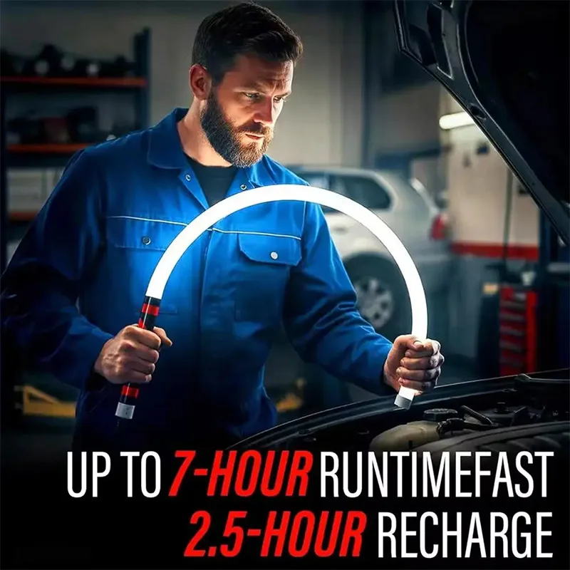 New 27" Flexible Led Work Light Multi-function 800 Lumensusb-c Rechargeable 3 Modes Waterproof Outdoor Tool
New 27" Flexible Led Work Light Multi-function 800 Lumensusb-c Rechargeable 3 Modes Waterproof Outdoor Tool