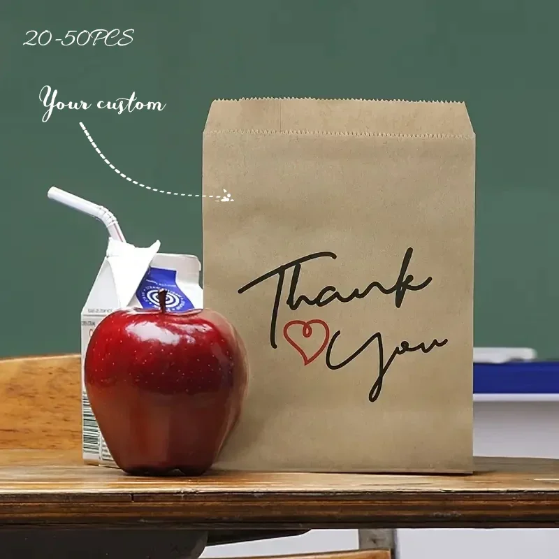 100pcs Custom Kraft Bags Party Wedding Favor Bag Envelopes Merchandise Bags for Bread Snack Cookie Popcorn Candy Sandwich Gift
100pcs Custom Kraft Bags Party Wedding Favor Bag Envelopes Merchandise Bags for Bread Snack Cookie Popcorn Candy Sandwich Gift