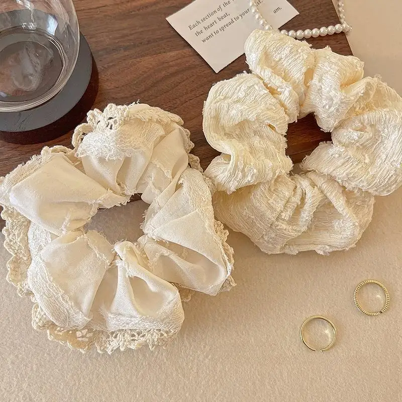 Lace Scrunchies for Women Elastic Hair Bands Ponytail Holders Tie Solid Color Hair Hoop Scrunchy Rubber Bands Women Hair Ring
Lace Scrunchies for Women Elastic Hair Bands Ponytail Holders Tie Solid Color Hair Hoop Scrunchy Rubber Bands Women Hair Ring