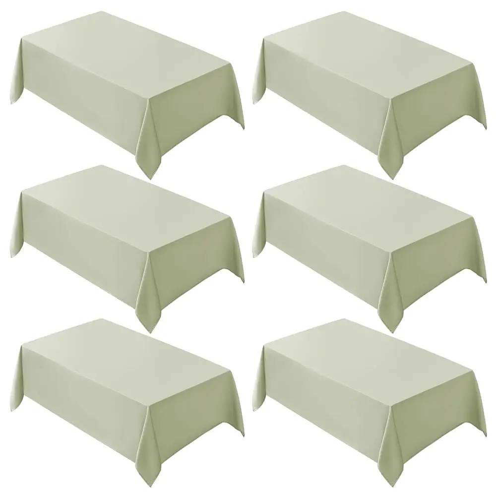 Tablecloth 6 Pa 90 * 132Inch Rec Table Cloth Polyester,Stain Wrinkle Resistant Polyester Dining Table Cover For Kitchen Dinning
Tablecloth 6 Pa 90 * 132Inch Rec Table Cloth Polyester,Stain Wrinkle Resistant Polyester Dining Table Cover For Kitchen Dinning