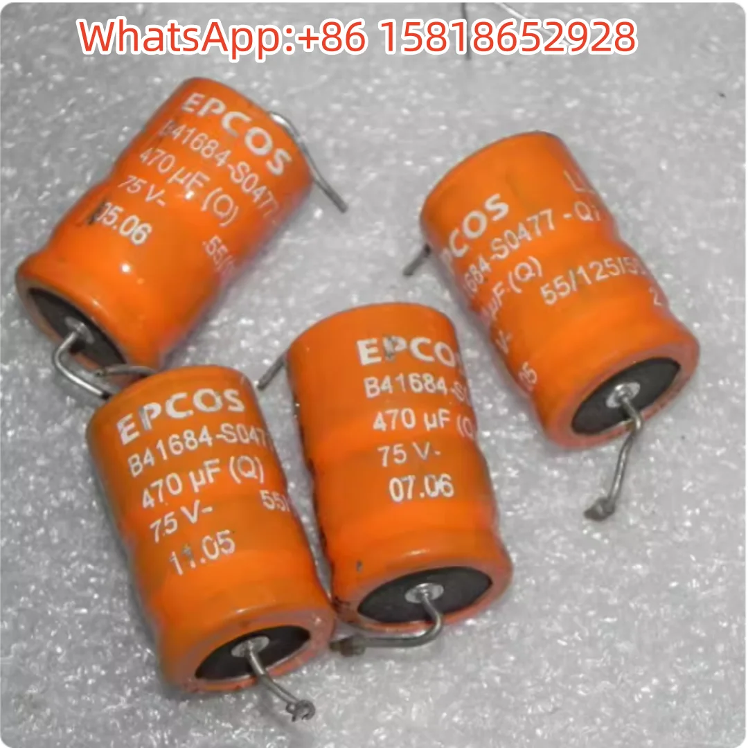 5 шт. EPCOS Orange 75V470UF Siemens SIKOREL125 Осевой высокотемпературный катодный электролитический конденсатор
5 шт. EPCOS Orange 75V470UF Siemens SIKOREL125 Осевой высокотемпературный катодный электролитический конденсатор