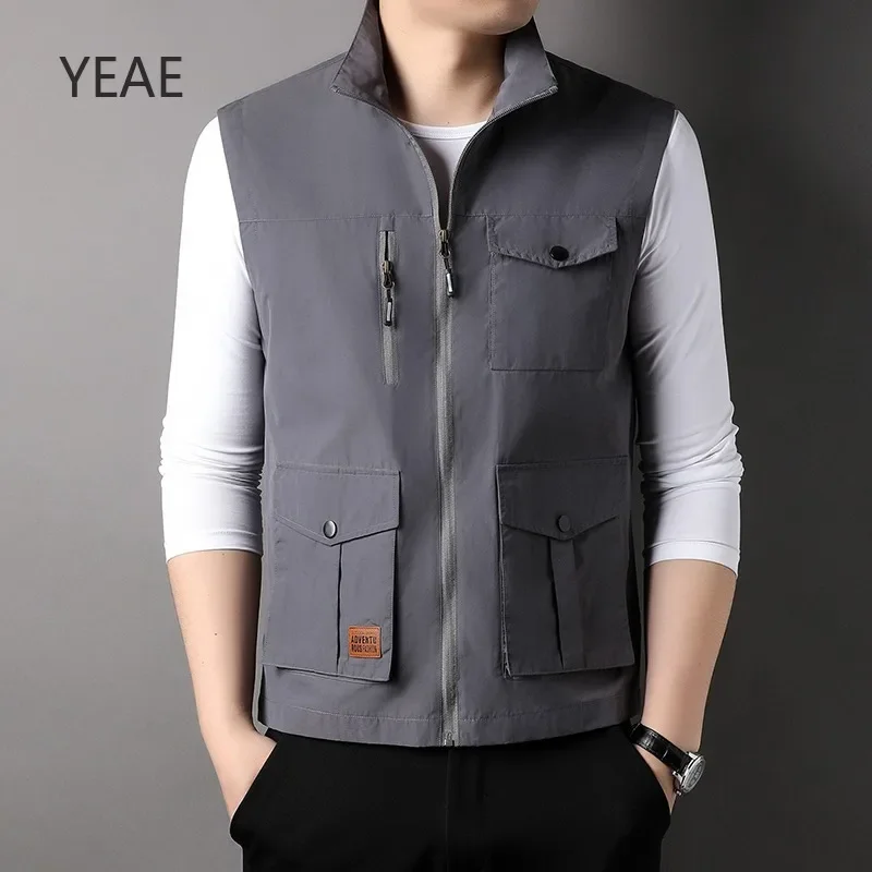 TONY Sleeveless Man Jacket Spring and Autumn 2025 New Casual Fashion Personality Padded Vests for Men Multi-pocket Work Clothing
TONY Sleeveless Man Jacket Spring and Autumn 2025 New Casual Fashion Personality Padded Vests for Men Multi-pocket Work Clothing