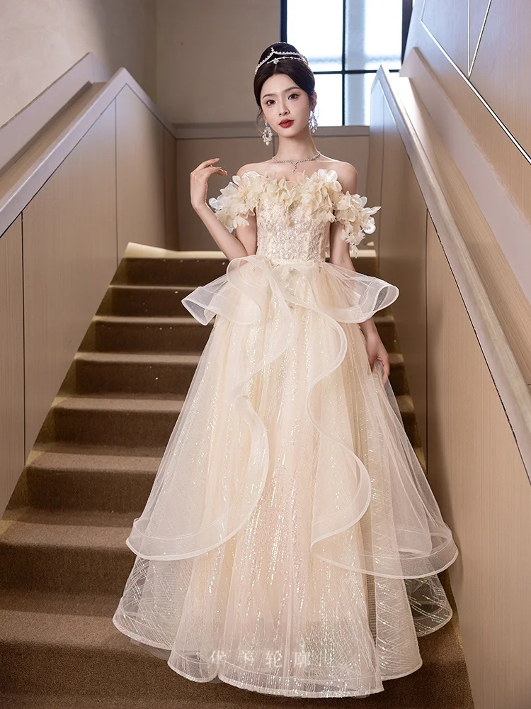 Ele One-oulder Evening Gown Princes Sle Sequin Embellied Midi Dr for Women Host Cany Annual Meeting
Ele One-oulder Evening Gown Princes Sle Sequin Embellied Midi Dr for Women Host Cany Annual Meeting