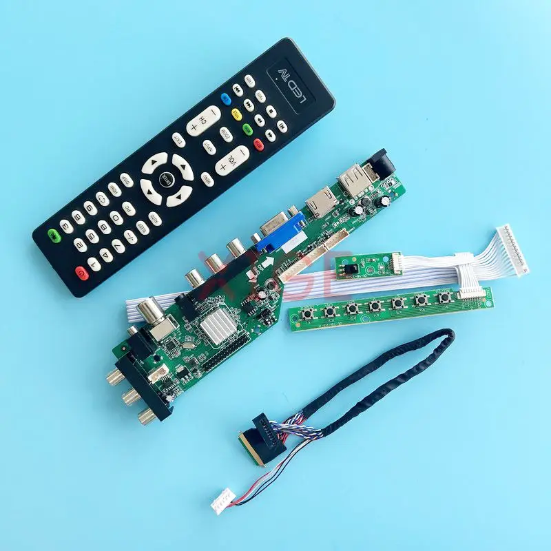 Для LP156WH4 LP156WH8 LP156WH9 плата драйвера контроллера 2AV + USB + DHMI + VGA 1366*768 цифровой сигнал DVB матричный комплект LVDS 40 Pin 15,6"
Для LP156WH4 LP156WH8 LP156WH9 плата драйвера контроллера 2AV + USB + DHMI + VGA 1366*768 цифровой сигнал DVB матричный комплект LVDS 40 Pin 15,6"