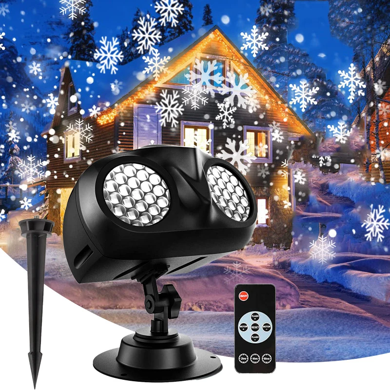 GEFENSI 2024 New Christmas Snowfall Projector Outdoor Lights Owl Shape Highlight Landscape Dynamic LED Snowflake Projection Lamp
GEFENSI 2024 New Christmas Snowfall Projector Outdoor Lights Owl Shape Highlight Landscape Dynamic LED Snowflake Projection Lamp