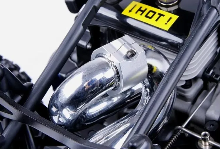 Резонантная выхлопная труба из нержавеющей стали. Труба питания для радиоуправляемого автомобиля 1:5 подходит для ROVAN KM HPI BAJA 5B 5T 5SC. 
Резонантная выхлопная труба из нержавеющей стали. Труба питания для радиоуправляемого автомобиля 1:5 подходит для ROVAN KM HPI BAJA 5B 5T 5SC.