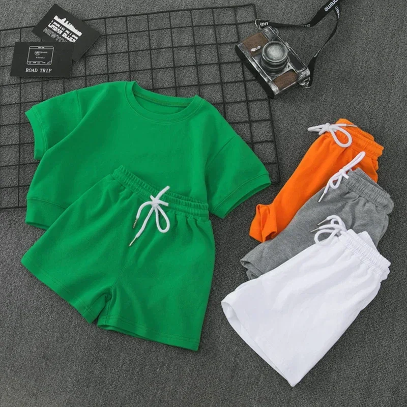 Boys' Suit Spring 2025 New Fashion Children's Two-Piece Suit Cotton Fashion Korean Style Girls' White Shorts Big Children
Boys' Suit Spring 2025 New Fashion Children's Two-Piece Suit Cotton Fashion Korean Style Girls' White Shorts Big Children