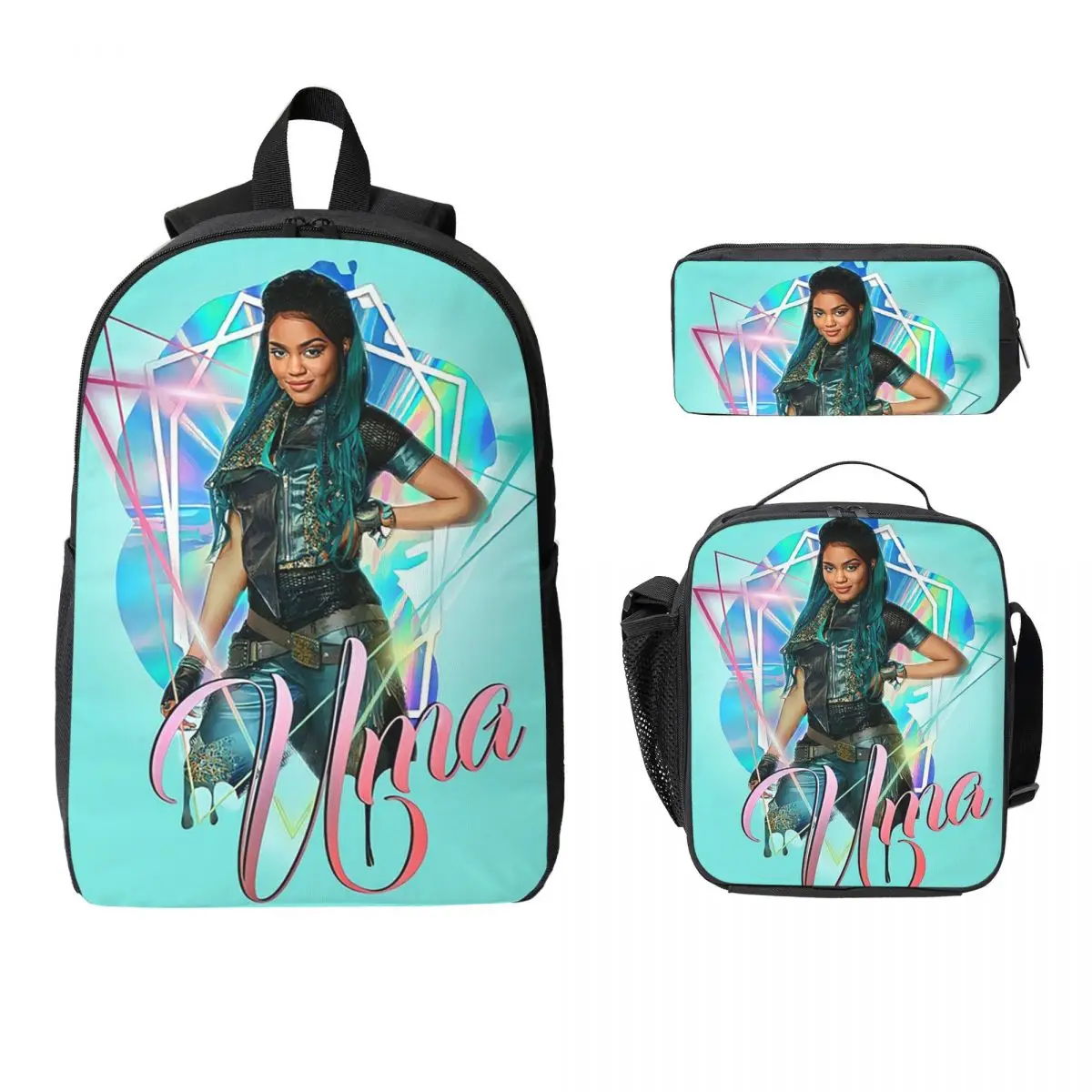 Uma Princess - Descendants 3 Backpack Boys Girls BookBag School Bag Laptop Shoulder Bags 3ps Insulated Lunch Bag Pencil Case
Uma Princess - Descendants 3 Backpack Boys Girls BookBag School Bag Laptop Shoulder Bags 3ps Insulated Lunch Bag Pencil Case