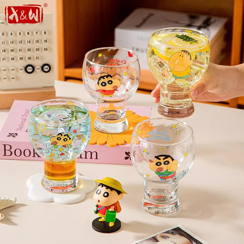 X&W 4Pcs Crayon Shin-Chan Glass Beer Cup Drinking Cup Cartoon Anime Heat Resistant Glass Mug Milk Juice Cup Party Wine Glasses
X&W 4Pcs Crayon Shin-Chan Glass Beer Cup Drinking Cup Cartoon Anime Heat Resistant Glass Mug Milk Juice Cup Party Wine Glasses