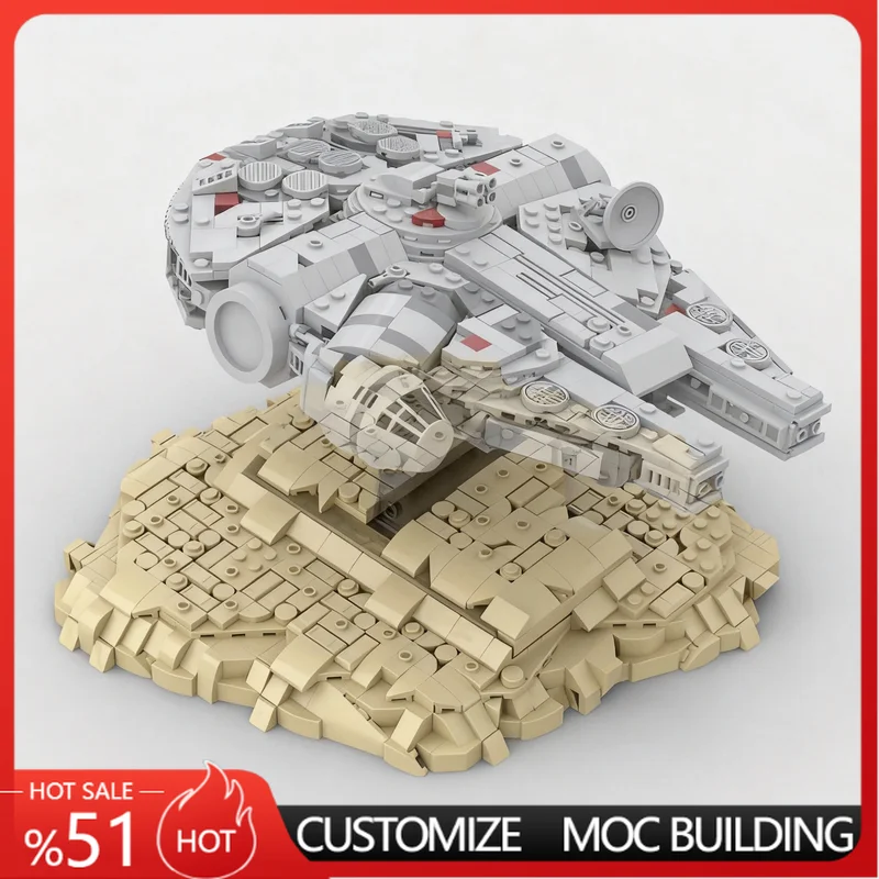 553 PCS Desert Planet Rock Base Spaceship Base Only Stand Custom Building Blocks MOC Set Model Toy Gift Model No Fighter Jets
553 PCS Desert Planet Rock Base Spaceship Base Only Stand Custom Building Blocks MOC Set Model Toy Gift Model No Fighter Jets