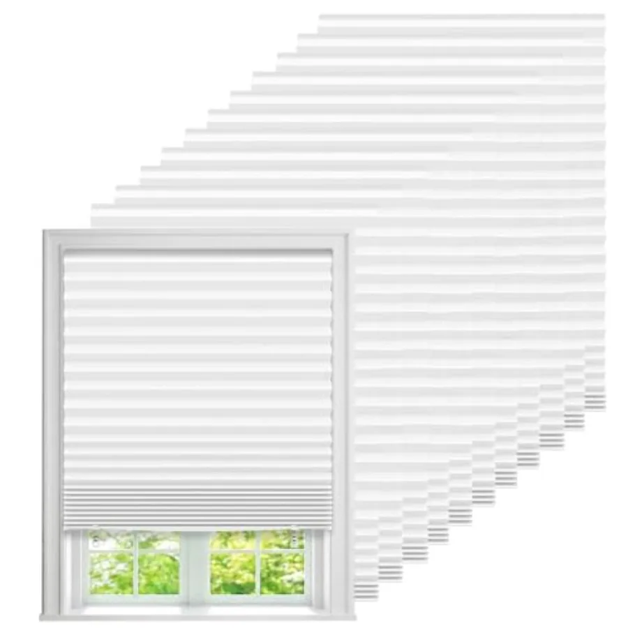2 шт. временных плиссированных жалюзи Light inShades, 35 дюймов (Ш) x 7 дюймов (В), для помещений, без сверления, на клейкой основе, с 24 зажимами, уменьшающиеся по размеру, для комнаты/кабинета
2 шт. временных плиссированных жалюзи Light inShades, 35 дюймов (Ш) x 7 дюймов (В), для помещений, без сверления, на клейкой основе, с 24 зажимами, уменьшающиеся по размеру, для комнаты/кабинета