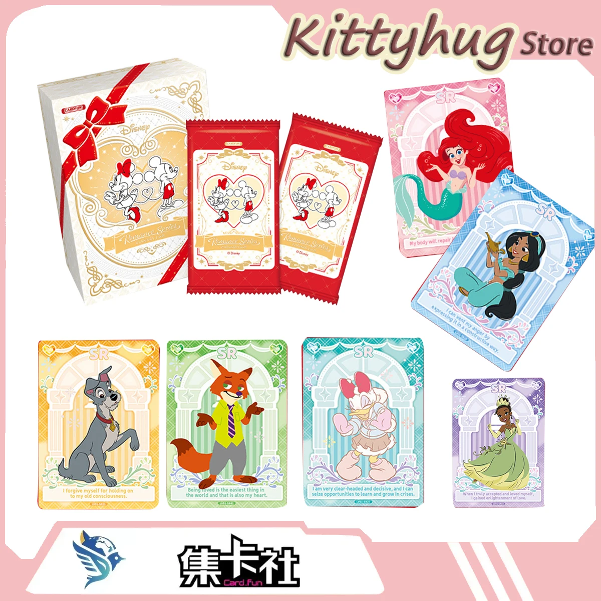 Card.Fun Disney The Heartbeat Series Collectible Card Romantic Crystal Commemorative Card Gift For Toy Mickey Snow White
Card.Fun Disney The Heartbeat Series Collectible Card Romantic Crystal Commemorative Card Gift For Toy Mickey Snow White