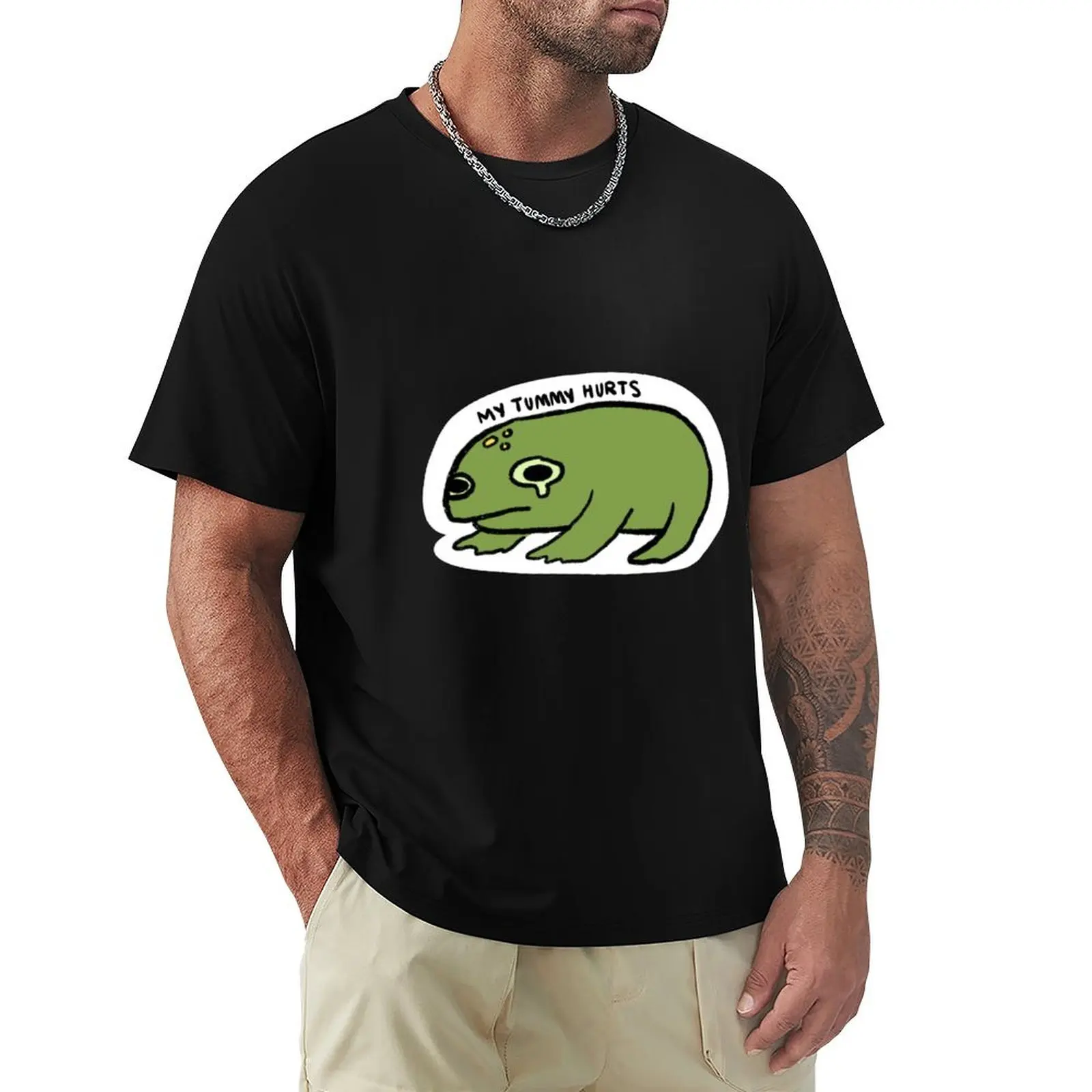 my tummy hurts frog T-Shirt Work Outdoor Short Sleeve Tee
my tummy hurts frog T-Shirt Work Outdoor Short Sleeve Tee