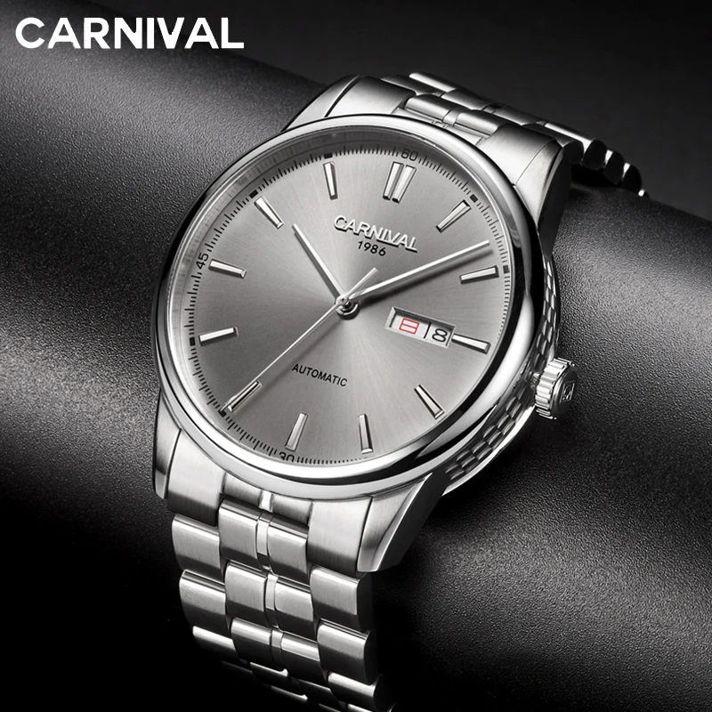 Часы наручные Carnival Brand Мужские механические, брендовые Роскошные водонепроницаемые с автоматическим механизмом MIYOTA
Часы наручные Carnival Brand Мужские механические, брендовые Роскошные водонепроницаемые с автоматическим механизмом MIYOTA