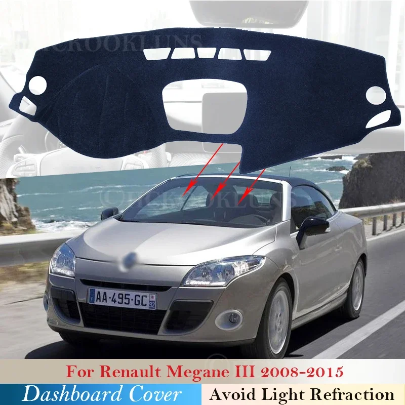 Dashboard Cover Protective Pad for Renault Megane 3 III MK3 2008~2015 Coupe CC GT Sunshade Carpet Car Accessories 2012 2013 2014
Dashboard Cover Protective Pad for Renault Megane 3 III MK3 2008~2015 Coupe CC GT Sunshade Carpet Car Accessories 2012 2013 2014