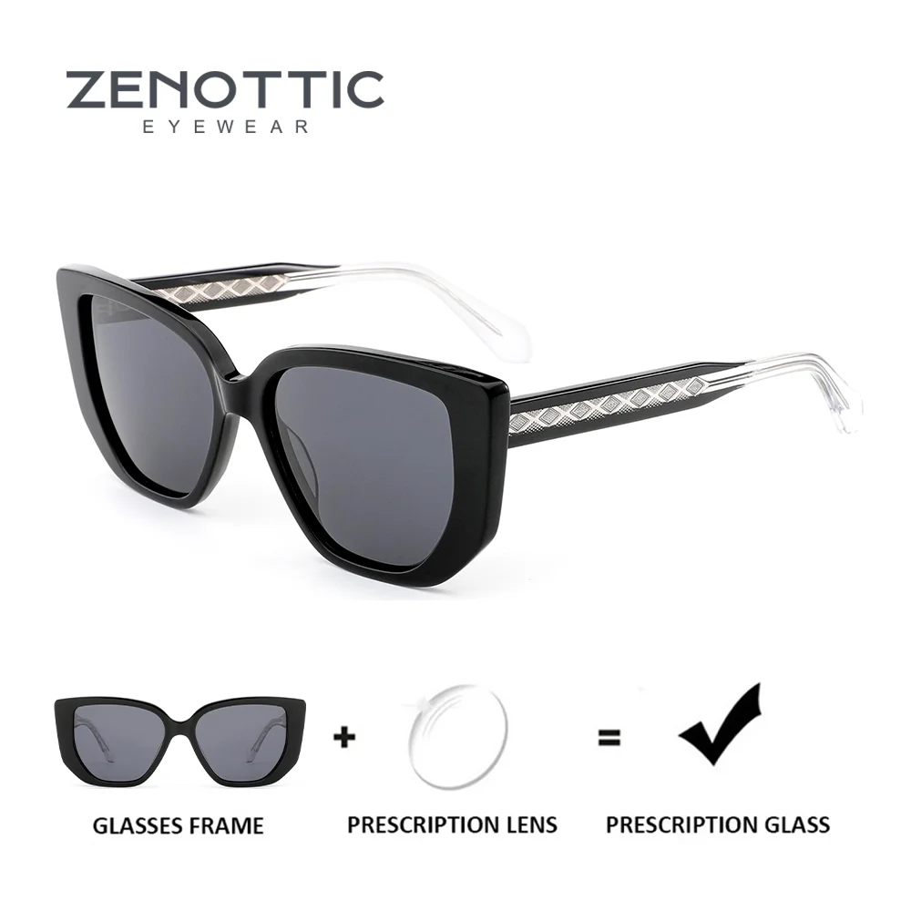 ZENOTTIC Fashion Acetate Cateye Prescription Sunglasses Women Trend Butterfly Uv400 Polarized Corrective Sun Glasses
ZENOTTIC Fashion Acetate Cateye Prescription Sunglasses Women Trend Butterfly Uv400 Polarized Corrective Sun Glasses