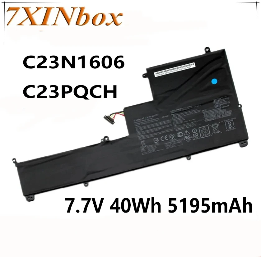7XINbox C23N1606 C23PQCH 7.7V 40Wh 5195mAh Laptop Battery For ASUS Zenbook 3 Flip UX390 UX390UA UX390UA-1A UX390UA1A
7XINbox C23N1606 C23PQCH 7.7V 40Wh 5195mAh Laptop Battery For ASUS Zenbook 3 Flip UX390 UX390UA UX390UA-1A UX390UA1A