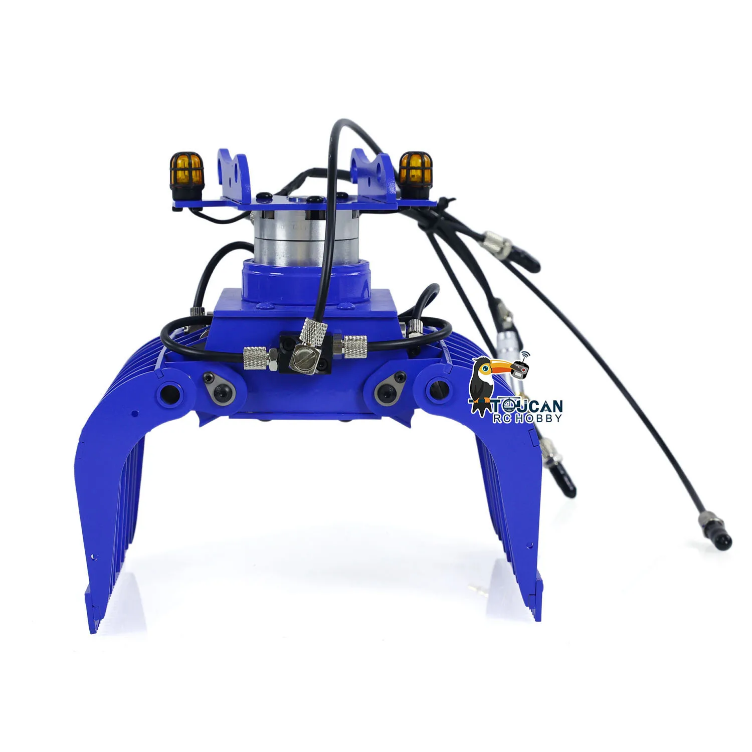 RC Metal Hydraulic Grab Clawer Blue Color with Light For DIY 1/14 MT 946 946-3 Tracked Wheeled RC Excavator Model TH19600-SMT5
RC Metal Hydraulic Grab Clawer Blue Color with Light For DIY 1/14 MT 946 946-3 Tracked Wheeled RC Excavator Model TH19600-SMT5