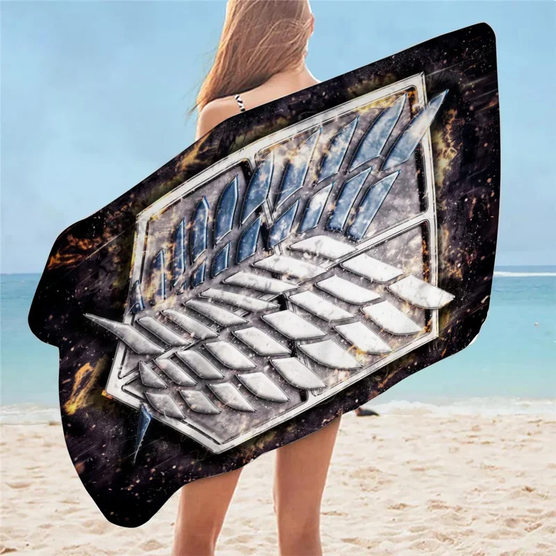 Мягкие банные полотенца с принтом атака на титанов, удобные пляжные полотенца из микрофибры для плавания, полотенце для лица, пляжное полотенце 
Мягкие банные полотенца с принтом атака на титанов, удобные пляжные полотенца из микрофибры для плавания, полотенце для лица, пляжное полотенце