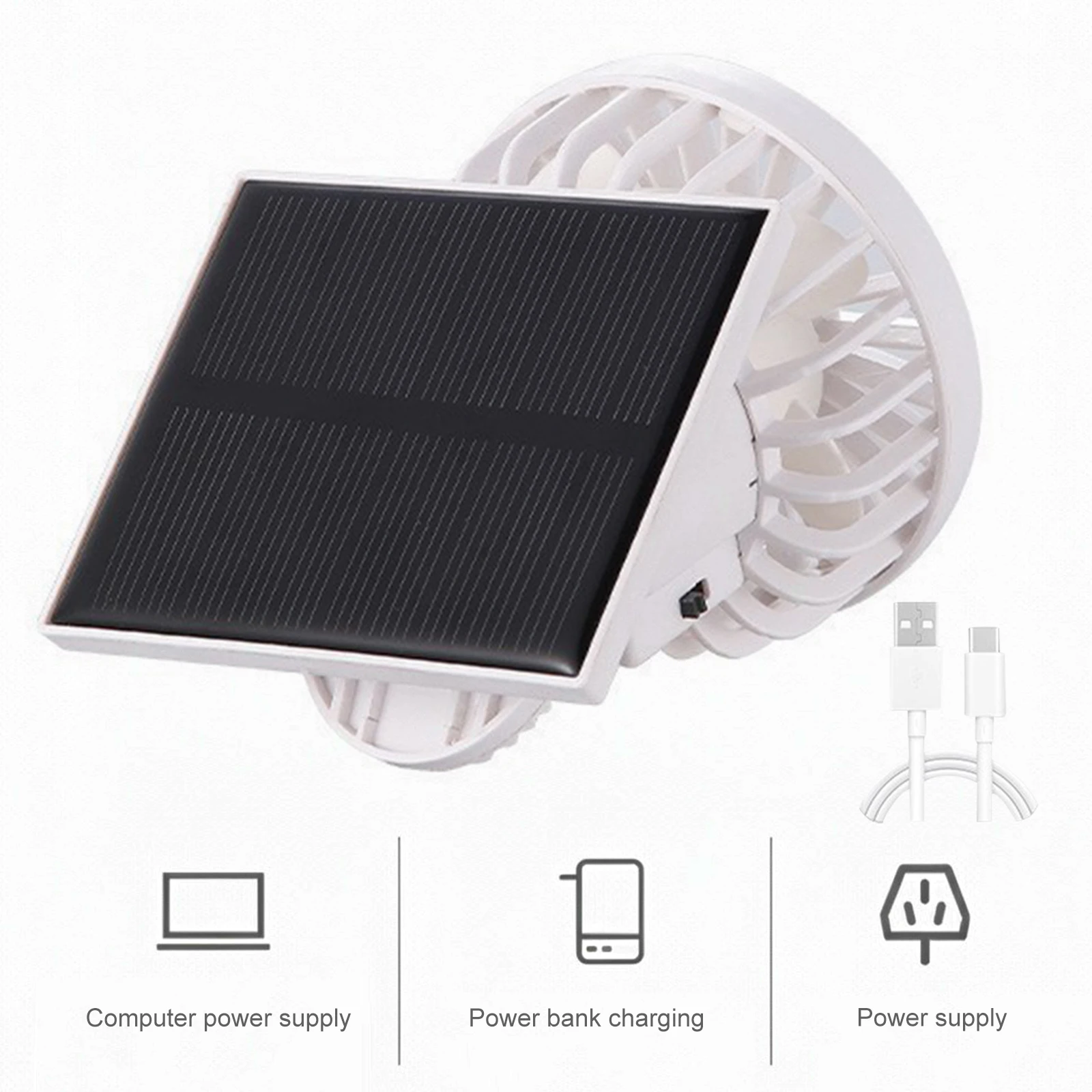Solar Power Clip Hat Fan USB Rechargeable Mini Cooler Fans Hands-Free Portable Cooling Fan for Outdoor Camping Hiking Fishing
Solar Power Clip Hat Fan USB Rechargeable Mini Cooler Fans Hands-Free Portable Cooling Fan for Outdoor Camping Hiking Fishing