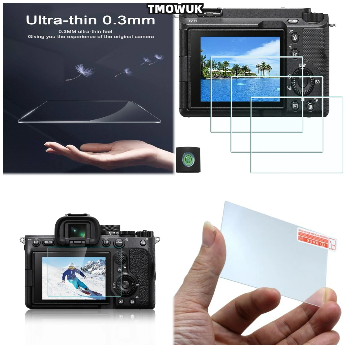 For A7S3 A7R3 A7RM3 A7RMII A7MII A7MIII A7C - 9H Anti - Smudge LCD Protective Film
For A7S3 A7R3 A7RM3 A7RMII A7MII A7MIII A7C - 9H Anti - Smudge LCD Protective Film