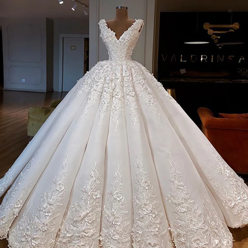 Luxury Wedding Dress Ball Gown White Pleat Appliques Sleeveless Sweetehart Elegant Bride Vestidos Formal Occasion Vestidos 2024
Luxury Wedding Dress Ball Gown White Pleat Appliques Sleeveless Sweetehart Elegant Bride Vestidos Formal Occasion Vestidos 2024