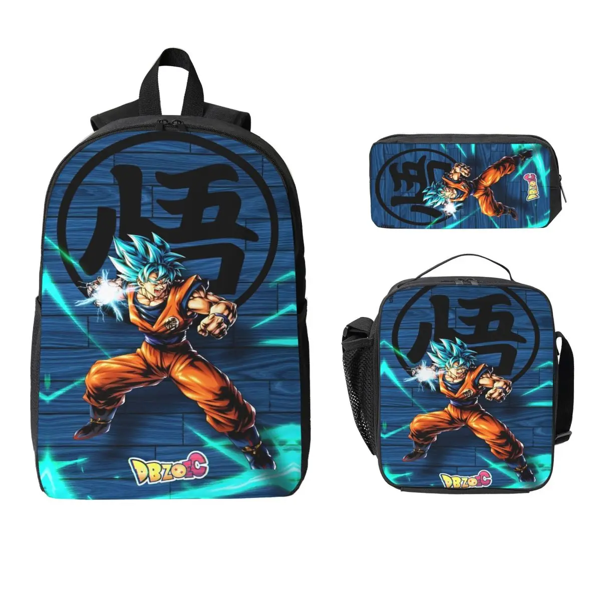 3Pcs DragonBallZ School bags Set for Children Pen Bags Backpack Sets with Lunch Box For School Students Daypack
3Pcs DragonBallZ School bags Set for Children Pen Bags Backpack Sets with Lunch Box For School Students Daypack