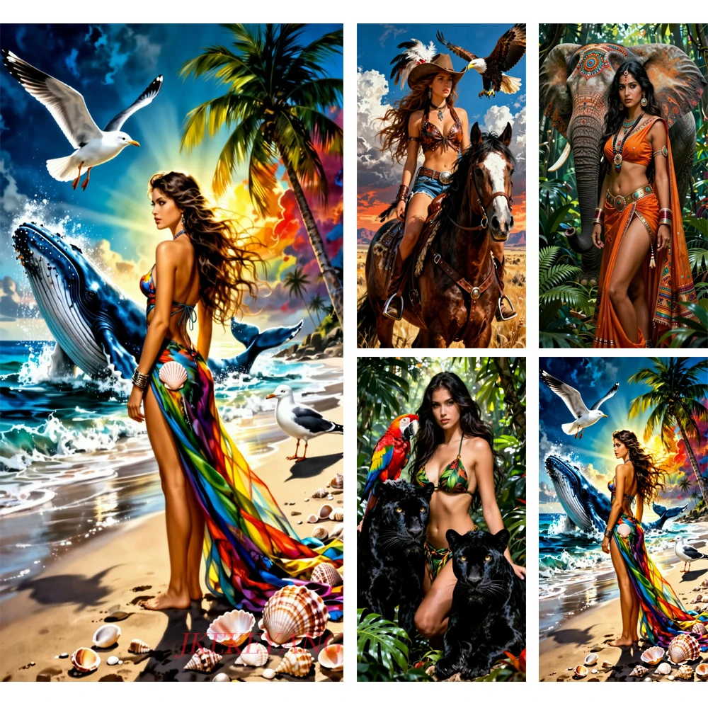 Woman and Animal Picture DIY Diamond Painting Cross Stitch Full Drills Diamond Mosaic New Collection Home Decor
Woman and Animal Picture DIY Diamond Painting Cross Stitch Full Drills Diamond Mosaic New Collection Home Decor