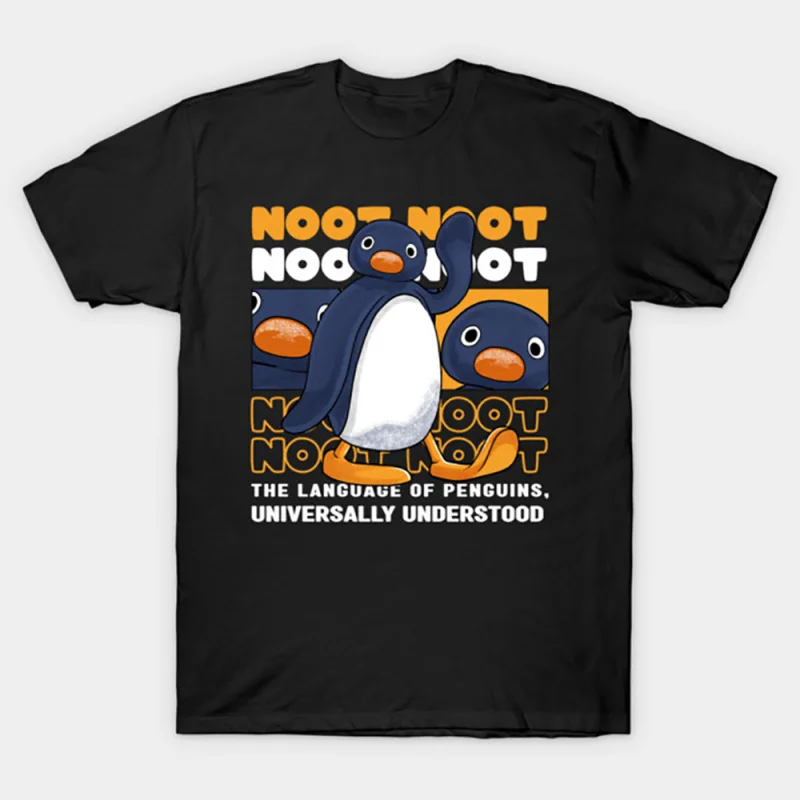 0330 Noot Noot Pingu Meme Gift t shirt for men Funny cartoon Graphic Clothes 100% cotton printed Y2K clothing Large size tee
0330 Noot Noot Pingu Meme Gift t shirt for men Funny cartoon Graphic Clothes 100% cotton printed Y2K clothing Large size tee