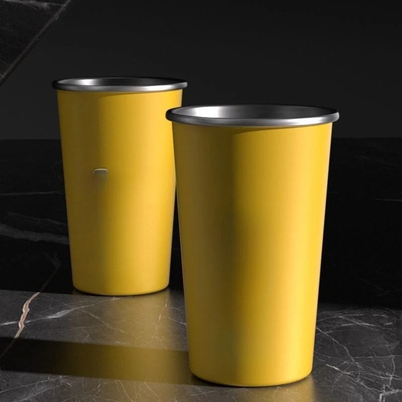 New stainless steel cup direct drinking cup exclusive color scheme lightning yellow 350ml large capacity
New stainless steel cup direct drinking cup exclusive color scheme lightning yellow 350ml large capacity