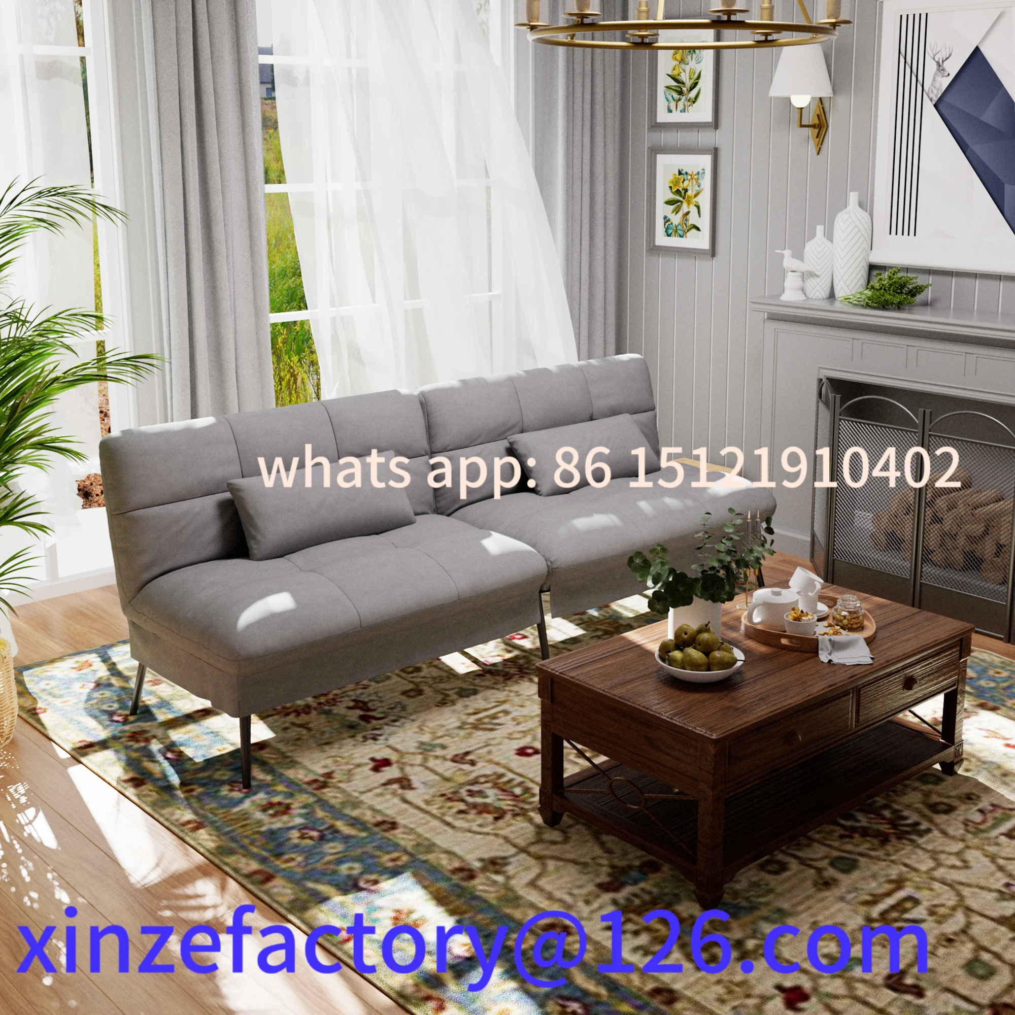Customizable Fabric Sofa Bed 3 Seater Upgraded Frame 5-Gear Back Angle Adjustable Futon Sofa
Customizable Fabric Sofa Bed 3 Seater Upgraded Frame 5-Gear Back Angle Adjustable Futon Sofa