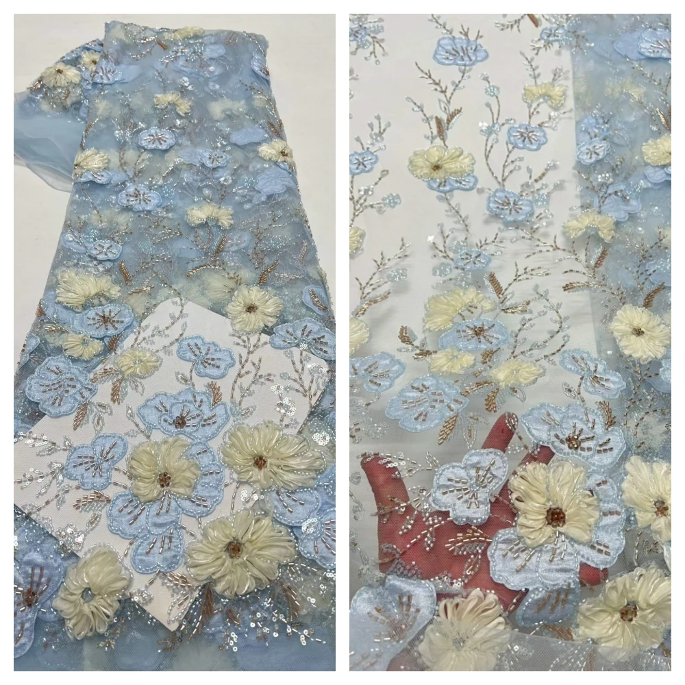 New Wholesale African Hot Selling Luxury Design High Quality Fabrics Handmade Beads Sequins For Parties Or Evening Dresses
New Wholesale African Hot Selling Luxury Design High Quality Fabrics Handmade Beads Sequins For Parties Or Evening Dresses