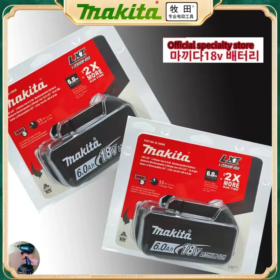 18V 6AH Makita lithium battery available BL1830b BL1840b BL1850b BL1860bl1815 large capacity and long battery life.
18V 6AH Makita lithium battery available BL1830b BL1840b BL1850b BL1860bl1815 large capacity and long battery life.