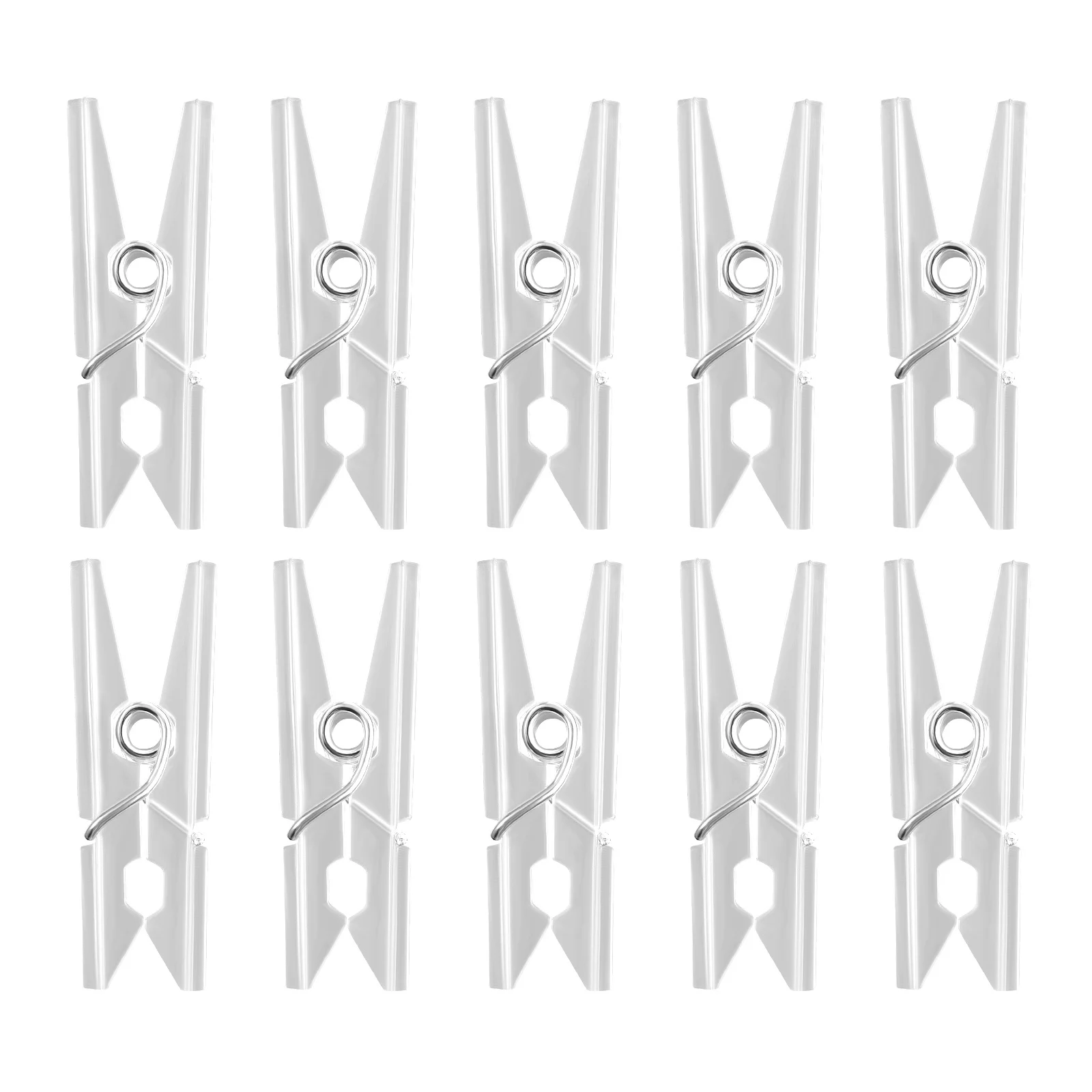 50Pcs Transparent Plastic Clips Mini Clothespins Strong Spring Hangers for Photos Cards Craft Decor Paper Clamps Drying Rack Use
50Pcs Transparent Plastic Clips Mini Clothespins Strong Spring Hangers for Photos Cards Craft Decor Paper Clamps Drying Rack Use