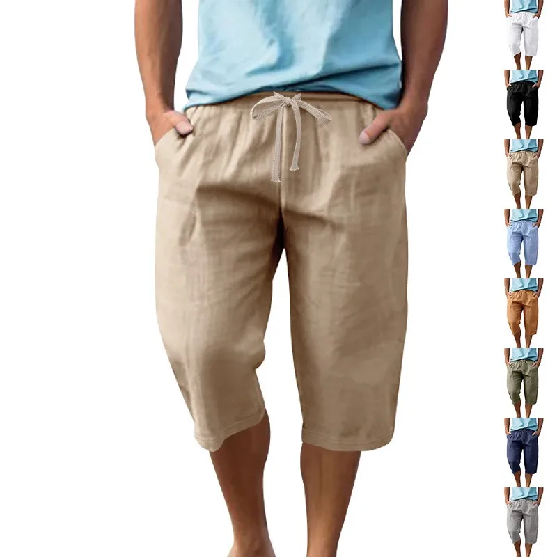 Men's Lightweight Athleisure Shorts Straight Leg Cropped Mid Waist Drawstring Waist Loose Fit Casual Shorts Solid Color Knee
Men's Lightweight Athleisure Shorts Straight Leg Cropped Mid Waist Drawstring Waist Loose Fit Casual Shorts Solid Color Knee